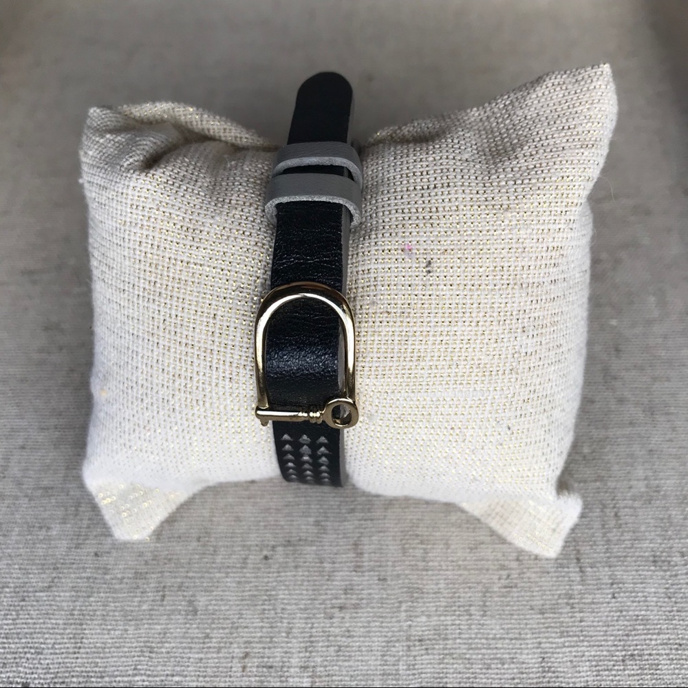 Black perforated KEEP Collective band